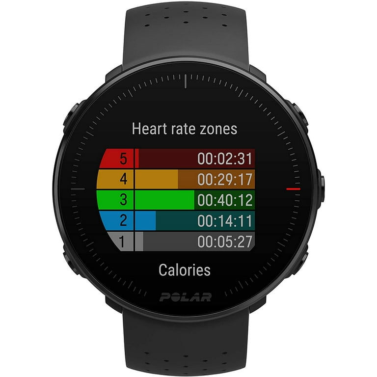 Restored Polar 90069736 Vantage M Fitness Watch Black