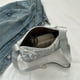 thumbnail image 3 of Bolso Hobo Elegante para Mujer Bolsos Diarios Acolchados Gran Capacidad Color Sólido (plata), 3 of 9