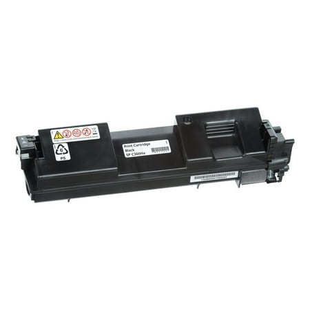 Ricoh AFICIO SPC360DNW Toner Cartridge (7 000 yield) High yield black toner cartridge for use with ricoh spc360dnw  spc360sfnw. This is a OEM MONOCHROMATIC TONER RICOH brand Toner Cartridge (HI BLACK TONER) that works with the following printers / machines (SPC360DNw  SPC360SFNw). Product Features: Cartridge Yield: High Yield Compatible with: Ricoh SP C360DNw  SP C360SFNw Duty Cycle: Up to 7000 pages Printing Color: Black Printing Technology: LED Product Description: Ricoh SP C360HA - High Yield - black - original - toner cartridge Product Type: Toner cartridge. HIGH YIELD BLACK TONER. SPC360DNw  SPC360SFNw. OEM RICOH Brand.