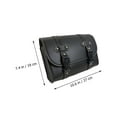 thumbnail image 2 of LULULION Outdoor Black Motorcycle Fork Bag Tool Pouch Side Saddle Storage, 2 of 8