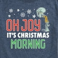 thumbnail image 3 of SpongeBob SquarePants - Oh Joy It's Christmas Morning Squidward - Men's Short Sleeve Graphic T-Shirt, 3 of 6
