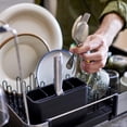 thumbnail image 4 of Joseph Joseph Extend Steel Plus Expandable Dish Rack with Wine Glass Holder, 4 of 9
