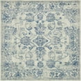 thumbnail image 6 of Unique Loom Bluebell Tradition Rug Beige/Gray 8' 4" Square Floral Perfect For Dining Room Living Room Bed Room, 6 of 6