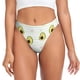 thumbnail image 1 of Fotbe Avocado of a Hear Tanga Sin Costuras para Mujer con Estampado – Panties Invisibles, Transpirables y Cómodos para Uso Diario-XX-Large, 1 of 6