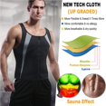 thumbnail image 2 of stanreset Men Waist Trainer Vest Hot Neoprene Corset Compressing Body Tank Top No.2, 2 of 5
