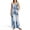 Blue Marble, variant on Xoenoiee Pine Tree Mountain Print 2 Piece Sets for Women Spring Fashion Beach Vacation Cruise Outfit Dressy Casual Tank Top Wide Leg Pants with Pockets Summer Resort Wear, Size L