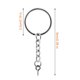 thumbnail image 3 of Sonducket 120PCS DIY Llavero Aleación Llavero Clip Llavero con cadena Tornillo Artesanía Cierres Ropa, zapatos y accesorios Miscelánea, 3 of 6