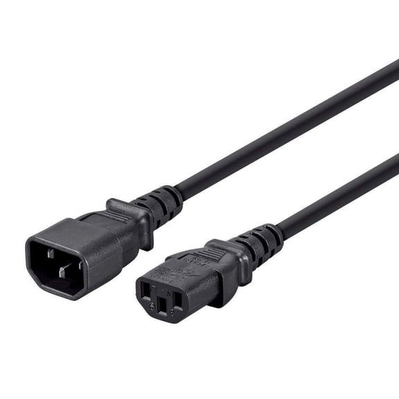 RiteAV 124190 Extension Cord, 1 Feet, Black