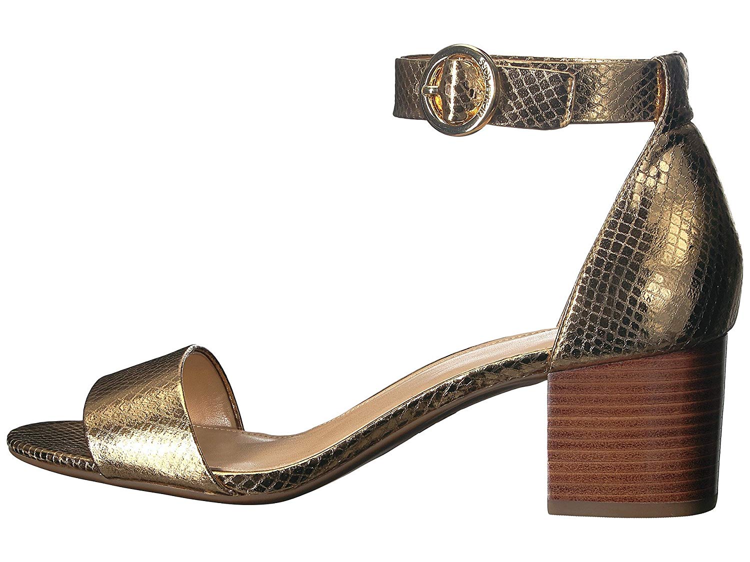 michael michael kors lena flex mid leather ankle strap sandals