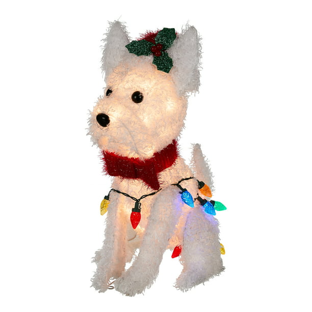 Holiday living 24 in dog sculpture with clear incandescent lights Holiday Living 24 In Dog Sculpture With Clear Incandescent Lights Dogwalls