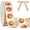 Basketball, variant on Sport Ribbon, 7/8 Inch 10 Yards Softball Baseball Burlap Grosgrain Ribbon for Team Wreath Bow, Gift Wrapping, Events, Theme Party Decoration -