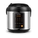 thumbnail image 1 of Hervidor de arroz COMFEE', acero inoxidable, 5,3 L, 14 en 1, color marrón, 20 tazas, 1 of 7