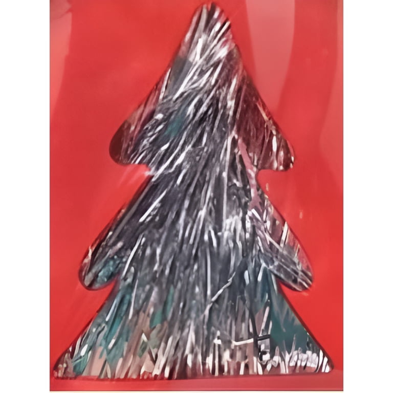 Holiday Time Silver Tinsel Icicles – 1000 Ct, 18 Inch, Christmas Tree Decor