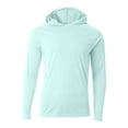 thumbnail image 2 of Men's Cooling Performance Long-Sleeve Hooded T-shirt - PASTEL MINT - 2XL, 2 of 3