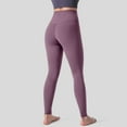 thumbnail image 3 of yunLCZ Women's Straight Leg Pants High Wa Women's Solid Color Fashionable Casual Sports Hip Lifting High Elastic Tight Yoga Pants, 3 of 4