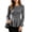 A05-Gray, variant on Aswuknt Women's Fall Winter Ribbed Knit Cardigan Long Sleeve Button Front Peplum Dressy Casual Work Sweater Top