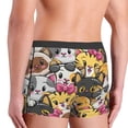thumbnail image 5 of Fotbe Cute Cat Cartoon Men’s Total Support Pouch Boxer Briefs, X-Temp Cooling, Moisture-Wicking Underwear, Regular, Long-leg and Trunk-XX-Large, 5 of 9