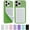 Clear, variant on A house of tools 2 Pack Silicone Sticky Grip Holder for Cellphone,Silicone Suction Cup Phone Case Mount Double Sided, Hands-Free Phone Accessories Strong Grip Holder for Selfie and Video (Neon Green)