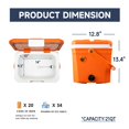 thumbnail image 4 of Enfriador portátil ultraligero EchoSmile de 20L/21qt para exteriores, 4 of 7
