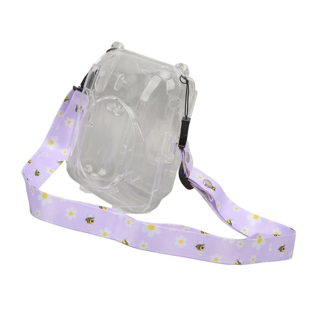 Kimiss Accesorios de Fotografía, Kit de Estuche de Cámara Instantánea Correa de Hombro Pegatina Estuche de Cámara Duradera Funda Protectora Transparente Paramini 12