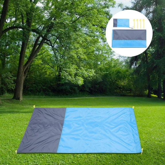 Raindrops 1Pack Rectangular Foldable Design Picnic Blanket for Concerts and Backyard Play Easy to Use