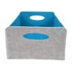 thumbnail image 5 of Caja organizadora de tela plegable Naiovety gris+azul 30x24x15cm 2Conjunto, 5 of 6