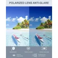 thumbnail image 6 of LVIOE Oversized Polarized Sunglasses for Women Trendy Large Cat Eye UV Protection Shade, 6 of 10