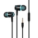 thumbnail image 2 of Injueey Auriculares con cable In-Ear Sport Walking Music Play Auriculares para videojuegos Auriculares de bolsillo para teléfono móvil con Cables de audio/vídeo, 2 of 6