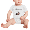 thumbnail image 2 of My Big Brother Is A Australian Shepherd Dog Funny Baby Bodysuit Boy Girl Unisex, 2 of 5