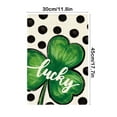 thumbnail image 3 of Costeam Lucky Clover St. Patrick's Day Garden Flag, Double-Sided Outdoor Yard Banner, Irish Festival Decorative Flag, 3 of 6