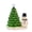 Snowman, variant on Ganz Lit Tree With Holiday Friend - One Figurine 8 Inch, Ceramic - Battery Operated Mx179980 Snowman