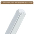 thumbnail image 3 of Eje de Pomo de Puerta 2Pack, Reemplazo de Eje de Puerta de 140 x 7mm, Partes de Mango de Puerta, Plata, 3 of 6