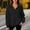 Black, variant on Sweatshirt for Women Oversized Casual Long Sleeve Tops Snap Button Pullover Tops Fall Winter Oufits