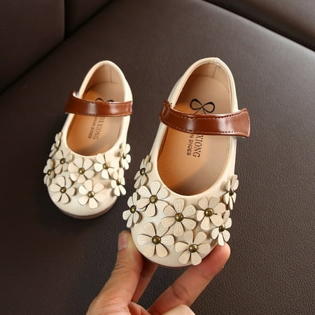 

〖Yilirongyumm〗 Baby Shoes Summer Girls Princess Sandals Flat Shoes Flower Casual Children Bohemian Baby Shoes