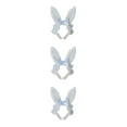 thumbnail image 1 of Maytalsory Bandeau Confortable pour Filles Accessoires pour Cheveux Collection Durable Oreilles de Lapin Bleu Ensemble de 3, 1 of 6
