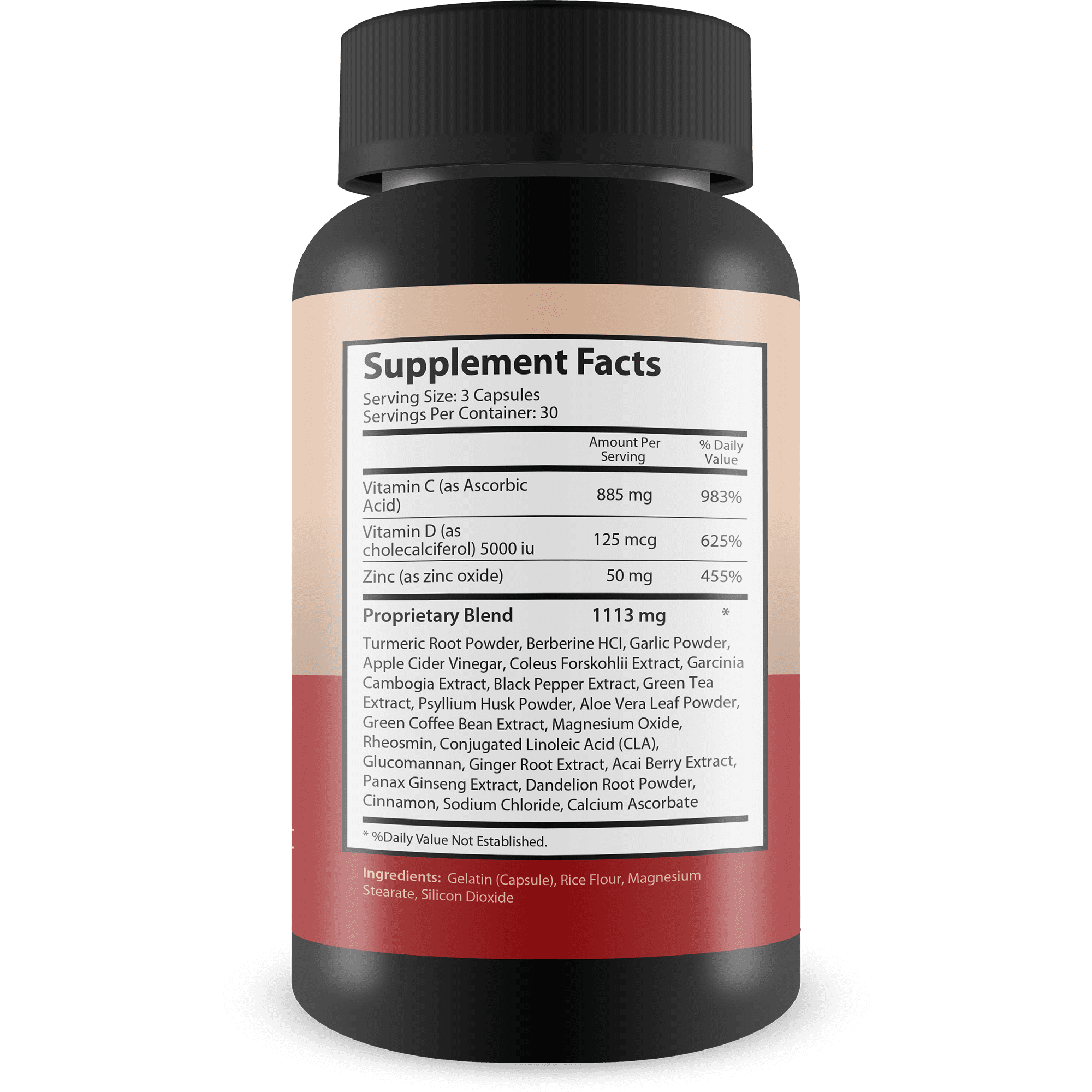 Hypertea Herbal Capsules - Overall Heath Support, Organ Support, & Immune Support - 20+ Herbs, Vitamins, & Minerals - Promote a Healthy Body & Body Functions - Use Daily to Aid Health & Wellness