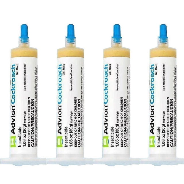 Cockroach Gel Bait Roach Control Pest Killer with Plunger Tip for Floor Kitchen