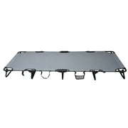 Ozark Trail Camping Folding with Easy Setup Cot, Gray, Adult,75.6in x 25 in x 8.46in, Polyester