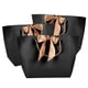 thumbnail image 3 of Bolsas De Papel Negras Con Lazo Dorado, Ideales Para Fiestas, Ropa, Joyas, Regalos, Con Dorado, Ideales Para Vacaciones, Venta Minorista, Bolsas De, 3 of 7