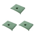 thumbnail image 2 of Dalazy Housse Confortable en Coton pour Demi-Table de SPA, Salon de Beauté, Lit, Trou pour le Visage, Serviette Vert Foncé 50x70cm Ensemble de 3, 2 of 6