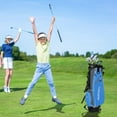 thumbnail image 7 of XDriveMax 6 Pieces Golf Club Set, Junior Complete Set for Ages 6-10 with Stand Bag, Right Handed, 2 Head Covers, Blue, 7 of 7