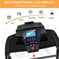 thumbnail image 3 of Auto Incline Treadmill with 15Level, 3.25HP Folding Treadmill Built-in Speaker, with Large LCD Display Smart App Control，300 lb Capacity for Home Treadmill, 3 of 9
