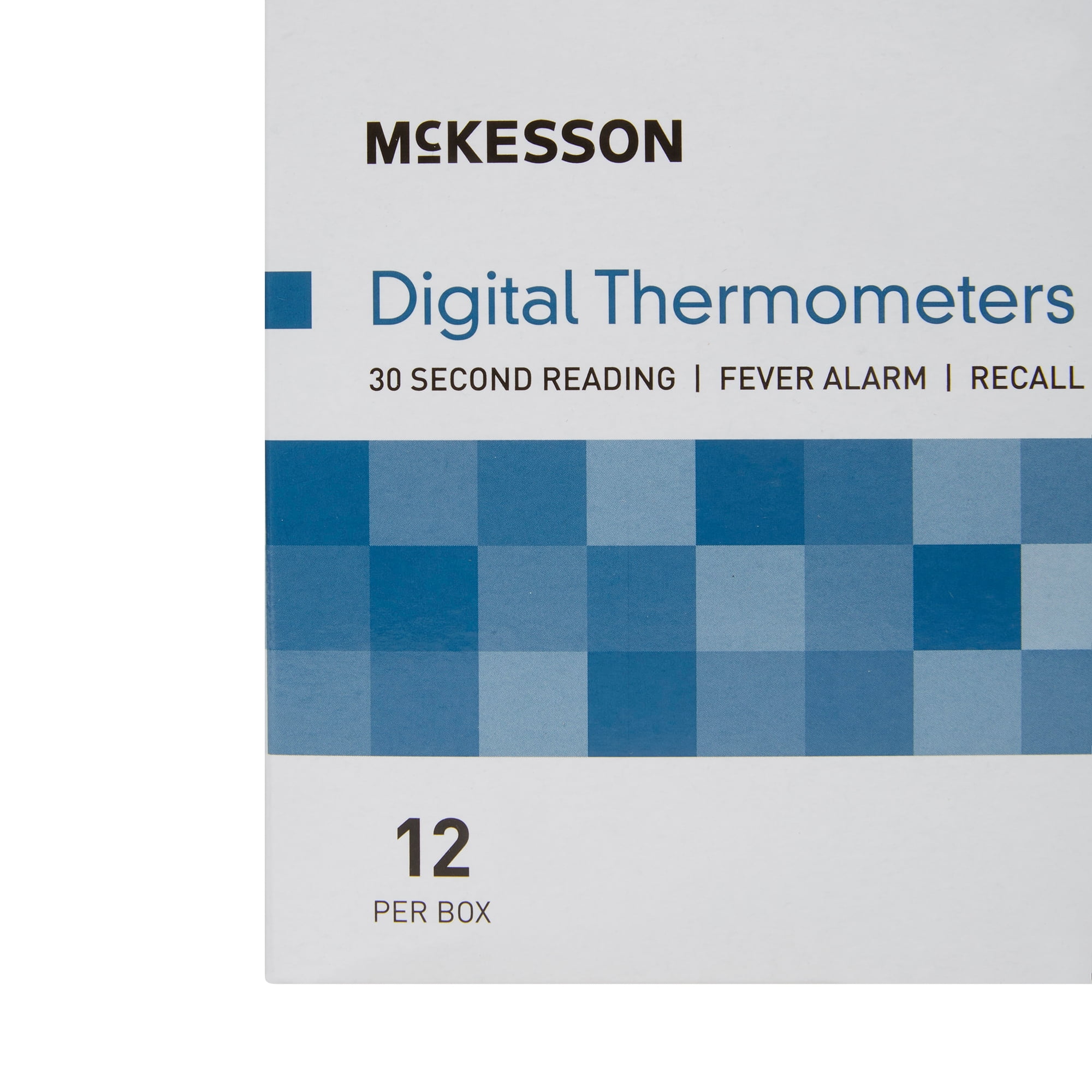 McKesson Digital Oral Thermometer with LCD Display - 30-Second Reading, 1 Ct