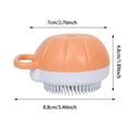 thumbnail image 3 of Productos Para Mascotas Cepillo De Baño Y Masaje Para Mascotas Cepillo De Ducha Con Bomba De Almacenamiento Cepillo De Lavado Con Forma De Calabaza, 3 of 3