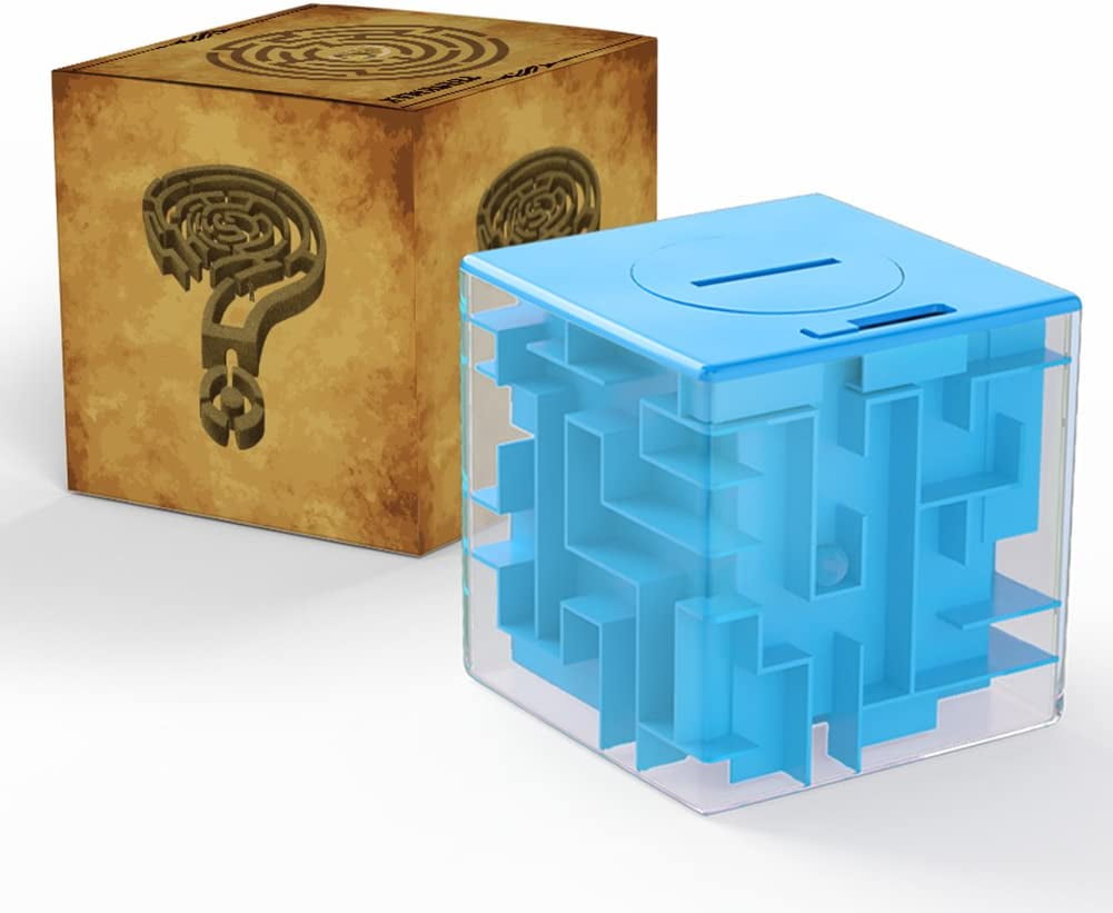 EastVita Money Maze Puzzle Box, Great Money Gift Holder Box, Fun Maze Puzzle Games for Kids and