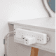 thumbnail image 5 of Soportes para tiras de alimentación, paquete de 5 soportes para tiras de alimentación autoadhesivas, soportes protectores, sistema de gestión de cables sin orificios MFZFUKR CPB-US-WZY147, 5 of 5