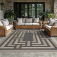 thumbnail image 6 of Bliss Rugs Bailey Transitional 8' x 10' Black and Natural Indoor Outdoor Area Rug, 6 of 8
