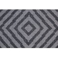 thumbnail image 5 of Contemporary Geometric Rug - 7 ft. 10 in. x 10 ft., Black, Indoor/Outdoor Bordered Rug, Fade Resistant, Water Proof Rug | Decorative Area Rugs, 5 of 8