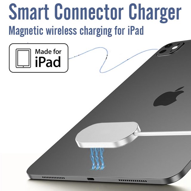 Chargeur Intelligent Sans Fil Magnétique pour iPad Pro 11 Pouces M4 (PD Fast Charing 35 W Max)