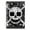 Skull Pixel Art, variant on Haosy Mosaic Cute Skull Notebooks 1-subject Journal 60 Sheets A5 College Ruled Paper Detachable Ring 8.3"x5.7"